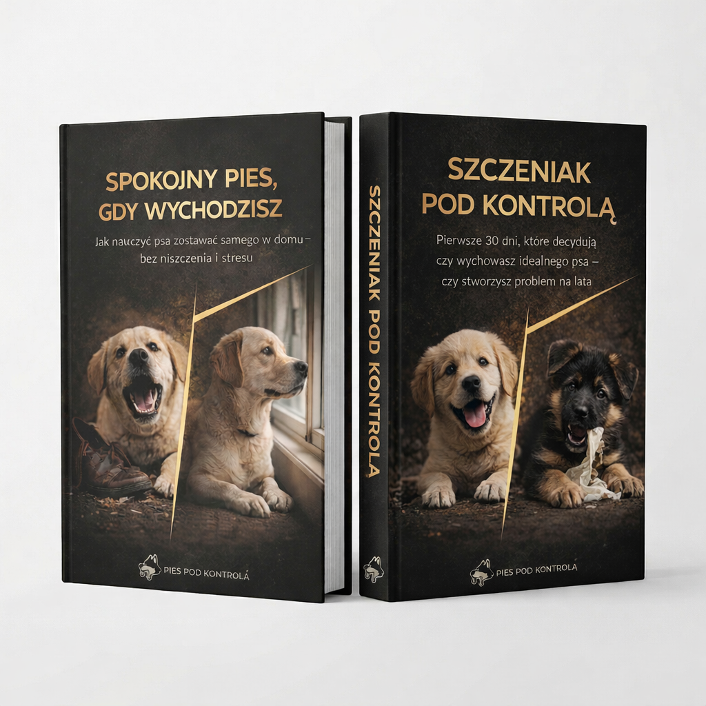 ZESTAW DWÓCH EBOOKÓW - SZCZENIAK POD KONTROLĄ + SPOKOJNY PIES GDY WYCHODZISZ
